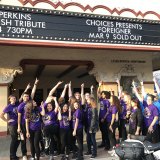 The Lemoore High School Choir at Visalia's Fox Theater.